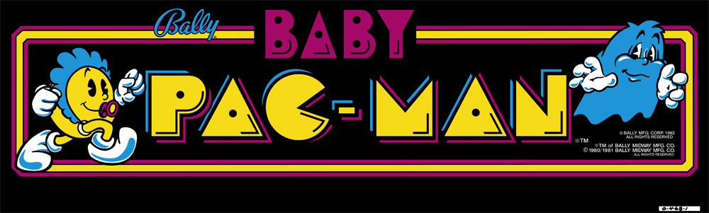 Marquee for Baby Pac-Man (1982)
